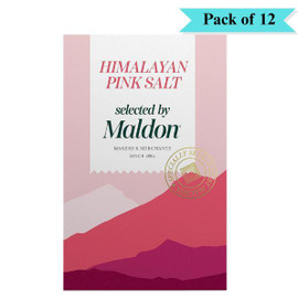 Maldon Salt Himalayan Pink Salt - Pack of 12 (250g each)
