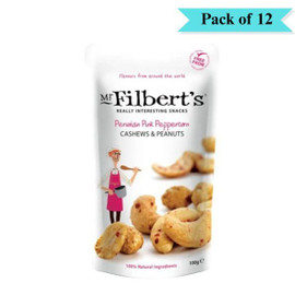 Mr Filberts Moroccan Spiced Almonds - Pack of 12 (100g each)