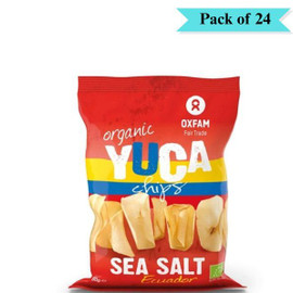 Organic Yucachips Salt - Pack of 24 (60g each)