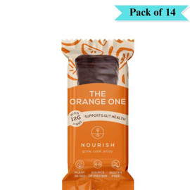 The Orange One Chocolate Coconut Brownie Bar - Pack of 14 (50g each)