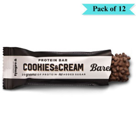 Cookies and Cream Protein Bar - Pack of 12 (55g each)