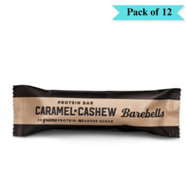 Caramel Cashew Protein Bar - Pack of 12 (55g each)