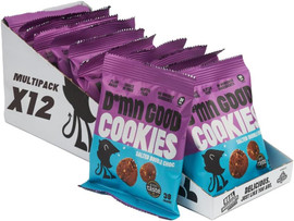 Dmn Good Vegan Salted Double Choc Cookies - Pack of 12 (38g each)