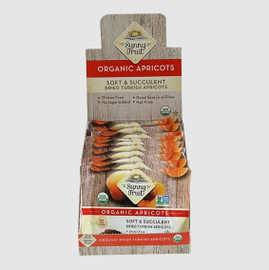 Sunny Fruit Dried Soft Apricots Organic - Pack of 12 (50g each)
