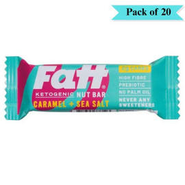 Fattbar Caramel & Sea Salt - Pack of 20 (30g each)