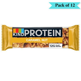 Kind Protein Caramel Nut Bar - Pack of 12 (50g each)