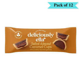 Deliciously Ella Salted Almond Caramel Cup - Pack of 12 (36g each)