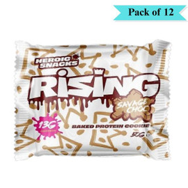 Rising Savage Choc Baked Protein Cookie - Pack of 12 (50g each)