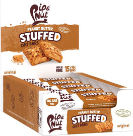 Pip and Nut Peanut Butter Stuffed Oat Bar Original - Pack of 15 (48g each)