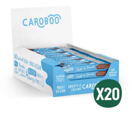 Caroboo Smooth & Creamy Coconut Carob Bar - Pack of 20 (35g each)