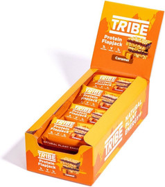Tribe Gluten Free Protein Flapjack Caramel - Pack of 12 (50g each)