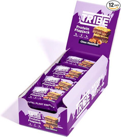 Tribe Gluten Free Protein Flapjack Choc Hazelnut - Pack of 12 (50g each)