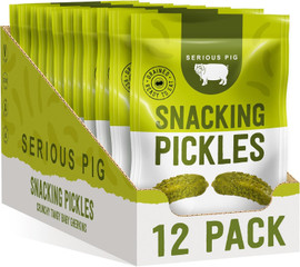 Serious Pig Snacking Pickles - Pack of 12 (40g each)