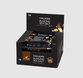 Foodin Collagen Protein Bar Almond Sea Salt - Pack of 12 (50g each)