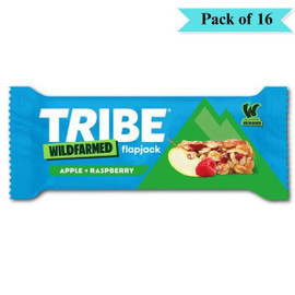 Tribe Wildfarmed Flapjack Apple & Raspberry - Pack of 16 (50g each)