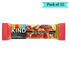 Kind Maple Pecan Almond Snack Bar - Pack of 12 (40g each)