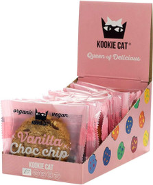 Kookie Cat Vanilla & Choco Chip Cookie - Pack of 12 (50g each)