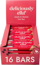 Deliciously Ella Apple and Raisin Oat Bar - Pack of 16 (50g each)