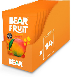 BEAR Fruit Gently Baked Mango - Pack of 14 (35g each)