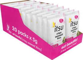 Itsu Sea Salt Crispy Seaweed Thins - Pack of 20 (5g each)