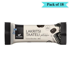 Foodin Licorice Date Bar - Pack of 18 (35g each)