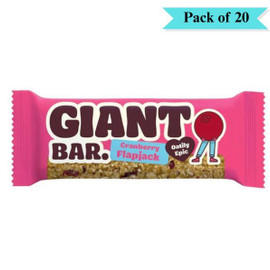 Ma Baker Giant Cranberry Bar - Pack of 20 (90g each)