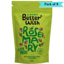 Better With Rosemary Almonds - Pack of 8 (140g each)