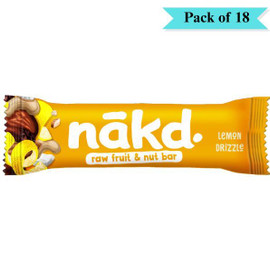 Nakd Lemon Drizzle Bar - Pack of 18 (35g each)