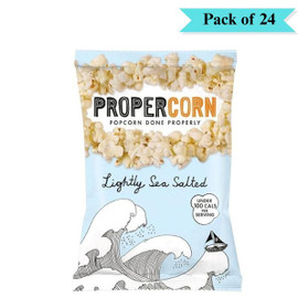 Propercorn Lightly Sea Salted Popcorn - Pack of 24 (20g each)