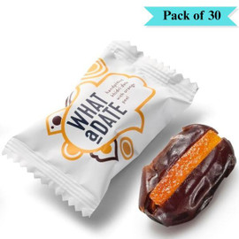 What a Date Singles with Orange Peel - Pack of 30 (12g each)