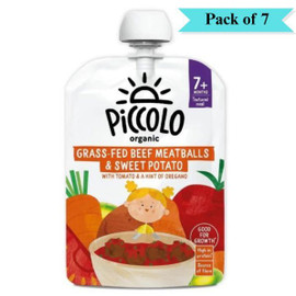 Piccolo Sweet Potato & Grass-Fed Beef Meatballs - Pack of 7 (130g each)