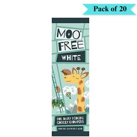 Moo Free Mini Bar White - Pack of 20 (20g each)