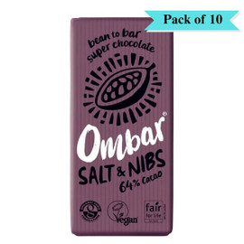 Ombar Salt & Nibs - Pack of 10 (70g each)