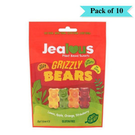 Jealous Sweets Grizzly Bears - Pack of 10 (125g each)
