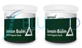 Aquasol Organic Lemon Balm Instant Herbal Tea - Pack of 2 (20g each)