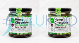 Themptation Organic Hemp Chocolate Spreadables Raw Cacao - Pack of 2 (165g each)