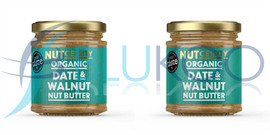 Nutcessity Organic Vegan Date & Walnut Butter Peanut-Free - Pack of 2 (170g each)