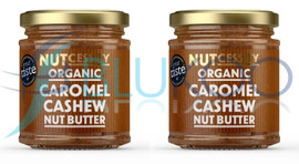 Nutcessity Organic Vegan Caromel Cashew Nut Butter Peanut-Free - Pack of 2 (170g each)