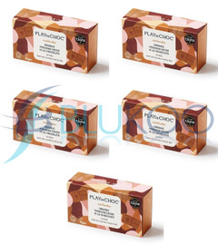 PLAYin CHOC JustChoc M-lk Chocolate - Pack of 5 (100g each)