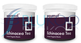 Aquasol Organic Echinacea Root Instant Herbal Tea - Pack of 2 (20g each)