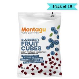 Montagu Blueberry Fruit Cubes - Pack of 10 (50g each)