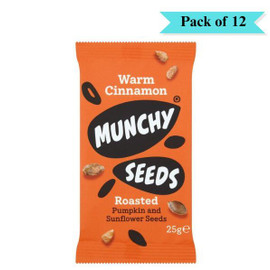Munchy Seeds Warm Cinnamon - Pack of 12 (25g each)