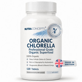 Nutraconcepts Organic Chlorella - 120 Tablets