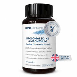 Nutraconcepts Liposomal Vit D3 K2 Mag - 30 Caps