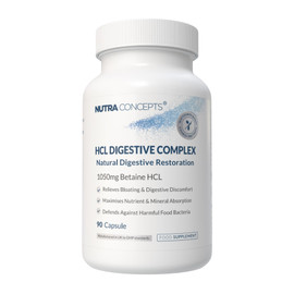 Nutraconcepts HCL Digestive Complex - 90 Caps
