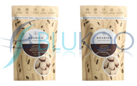 Nourish Creamy Organic Vanilla Coconut Macaroons - Pack of 2 (110g each)