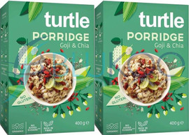 Turtle Porridge Goji & Chia Organic Gluten Free - Pack of 2 (400g each)
