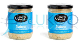 The Cultured Food Co Organic Natural Sauerkraut - Pack of 2 (400g each)