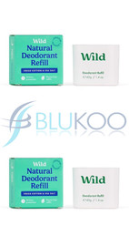 Wild Cotton & Sea Salt Sensitive Deo Refill - Pack of 2 (40g each)