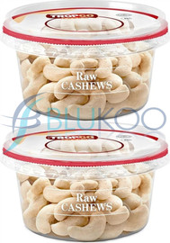 Tropgo Raw Cashews - Pack of 2 (180g each)